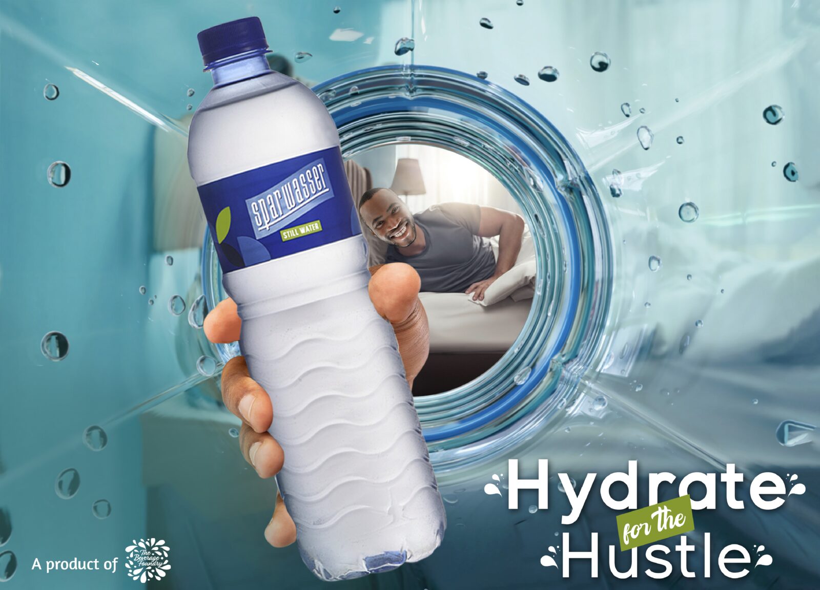 Hydrate for the Hustle campaign artwork