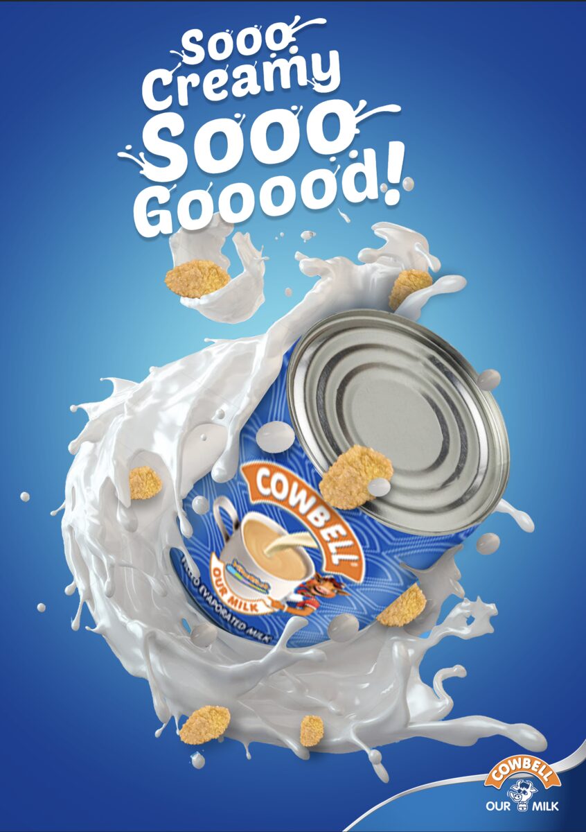 Cowbell evaporated milk campaign