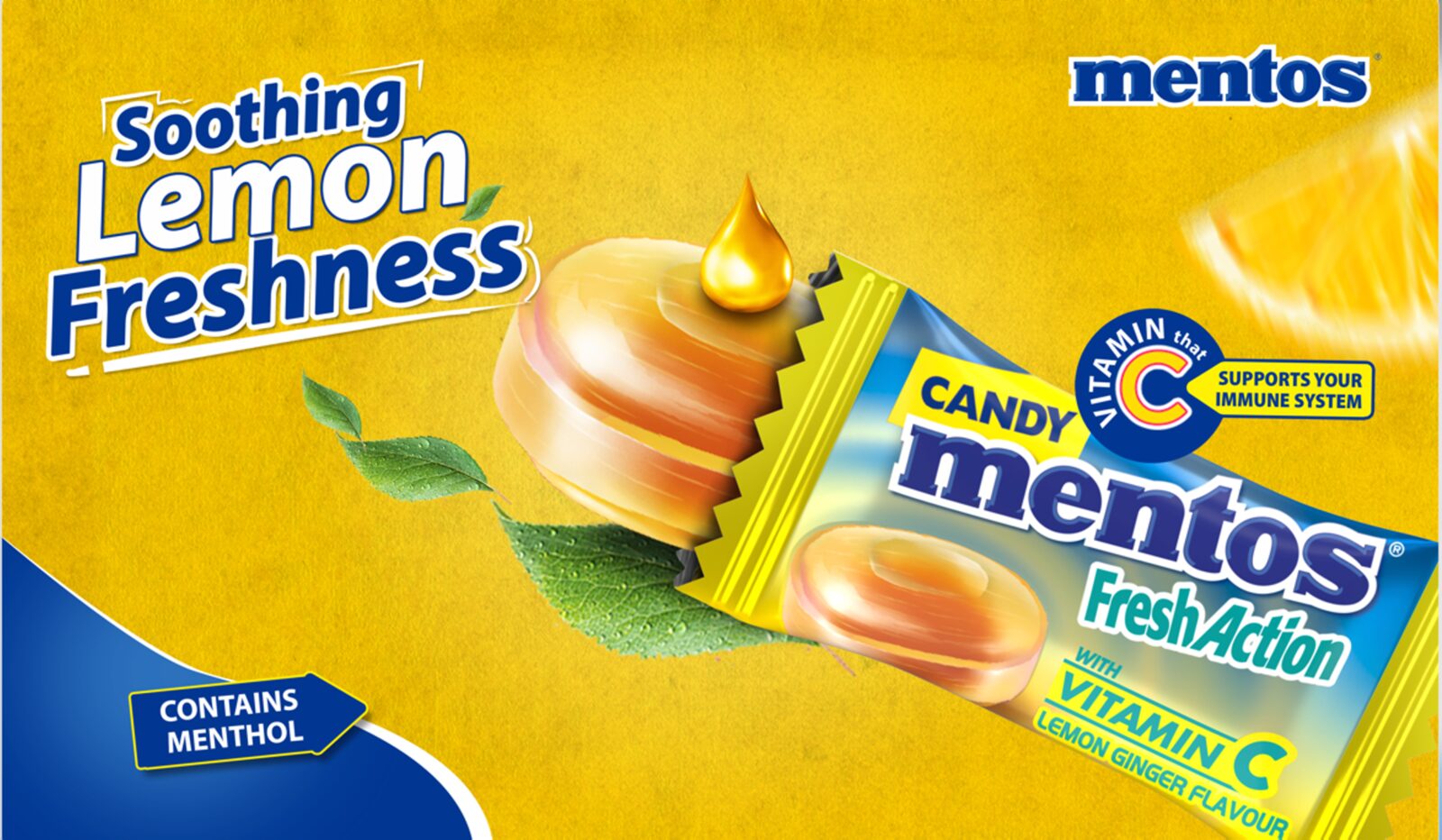 Mentos Fresh Action campaign