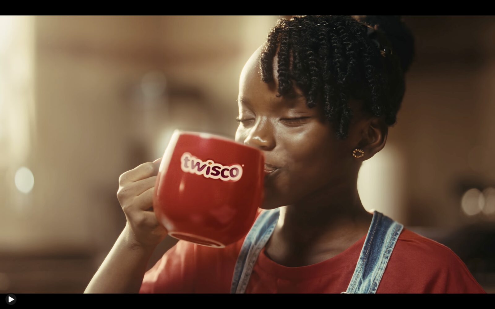 Frame from a Twisco television commercial